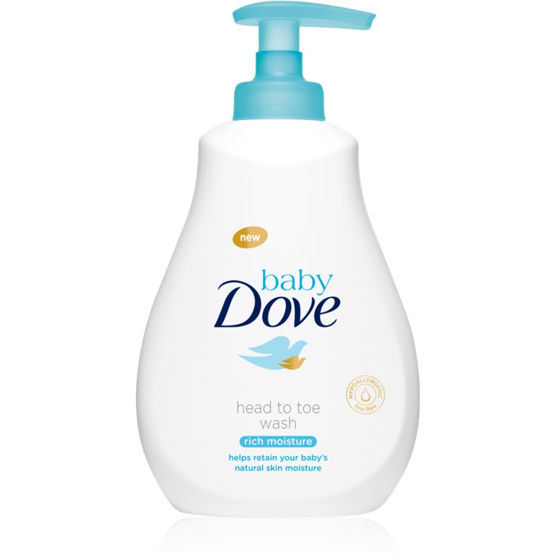 BABY DOVE HEAD TO TOE WASH 400ML (VARIETIES)
